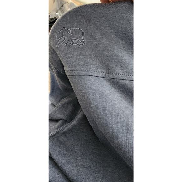 The Normal Brand Shirt Mens Large Long Sleeve Button Down Blue Cozy Stretch - Picture 6 of 6